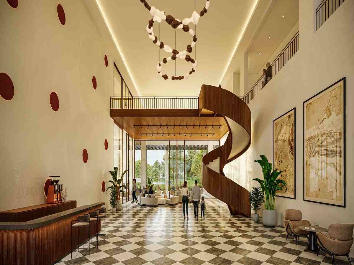 Air-conditioned tower lobby – The Terraces Estate 361