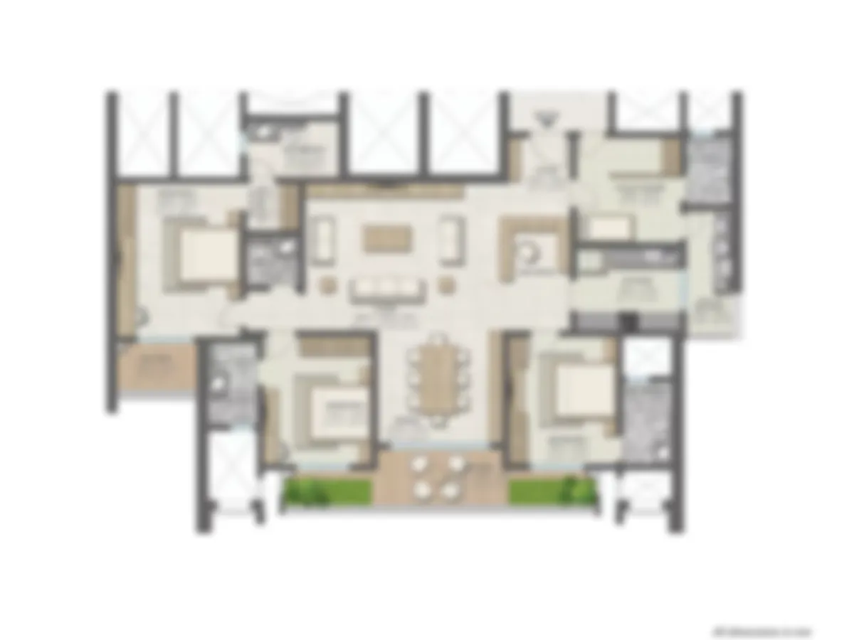 Max Estates Sector 59 Gurgaon – 5,550 Sq. Ft. Apartment Floor Plan